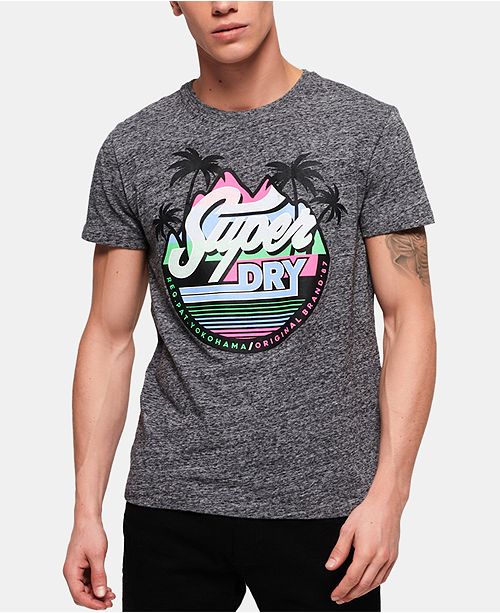 Superdry Men S Malibu Logo T Shirt Reviews T Shirts Men Macy S