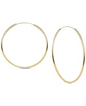 Argento Vivo Hoop Earrings - Macy's