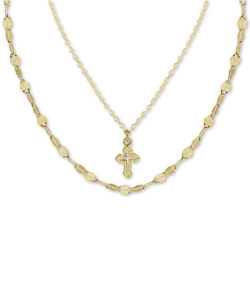 14k Gold Double Layer 14k Gold Double Plated Name Necklace You can choose to wear several shiels chains at once. astroom