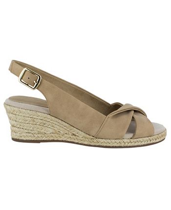 Easy Street Maureen Espadrille Slingback Sandals - Macy's