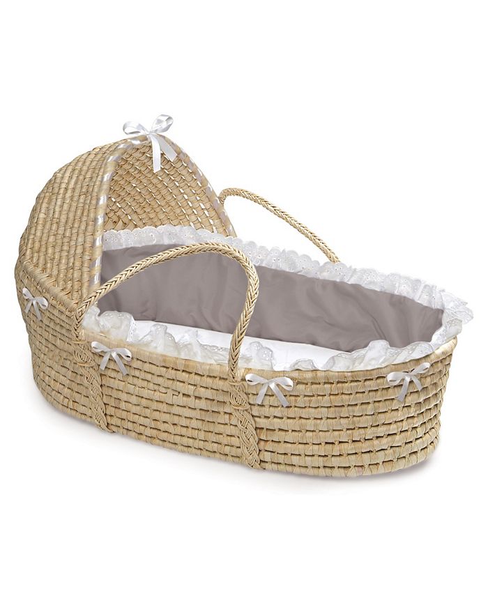 Badger Basket Natural Moses Basket with Hood Macy's