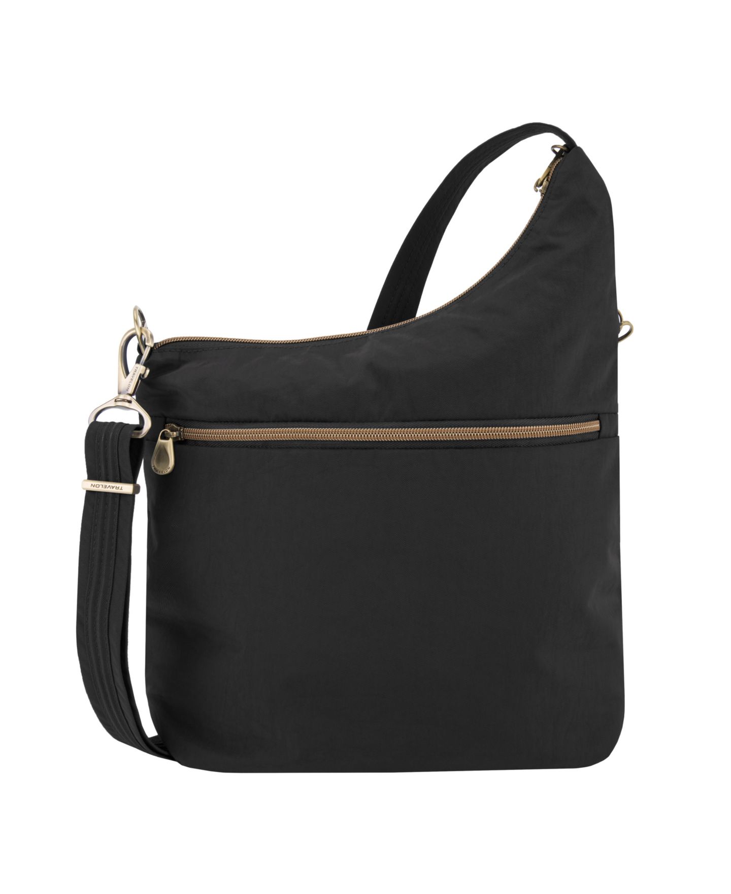 Женская сумка Travelon Anti-Theft Signature 3 Compartment Crossbody, цвет: Чёрный — фото 4