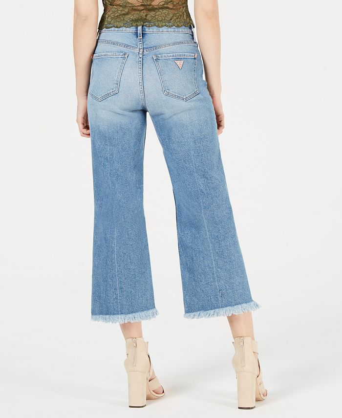 GUESS Jessica Cropped Jeans - Macy's