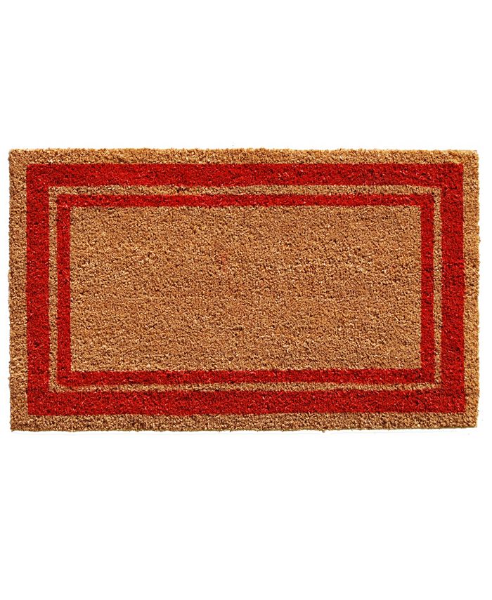 Home & More Border 24" x 36" Coir/Vinyl Doormat Macy's