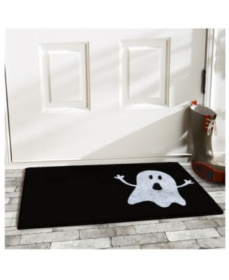 Ghost Halloween Coir/Vinyl Doormat, 17" x 29"