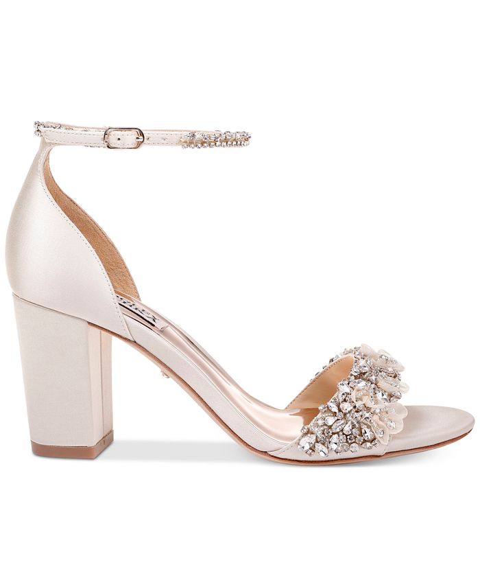 Badgley Mischka Women's Finesse Evening Sandals - Macy's