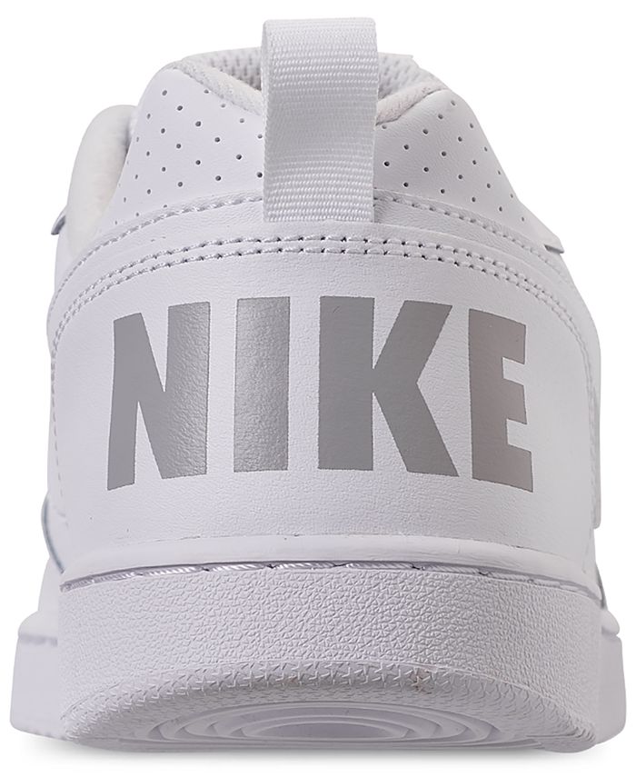 Nike Big Kids' Court Borough Low Casual Sneakers from Finish Line - Macy's