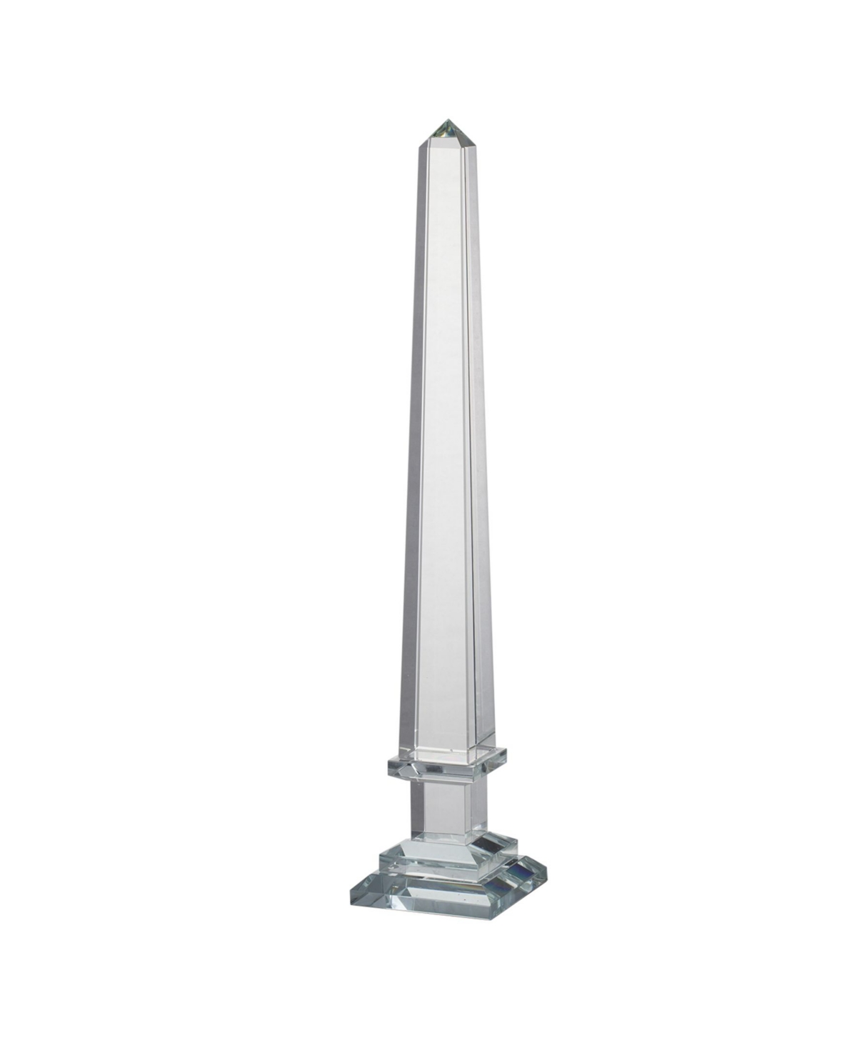 Shop Ab Home Lucent Obelisk Accent, Large In Clear