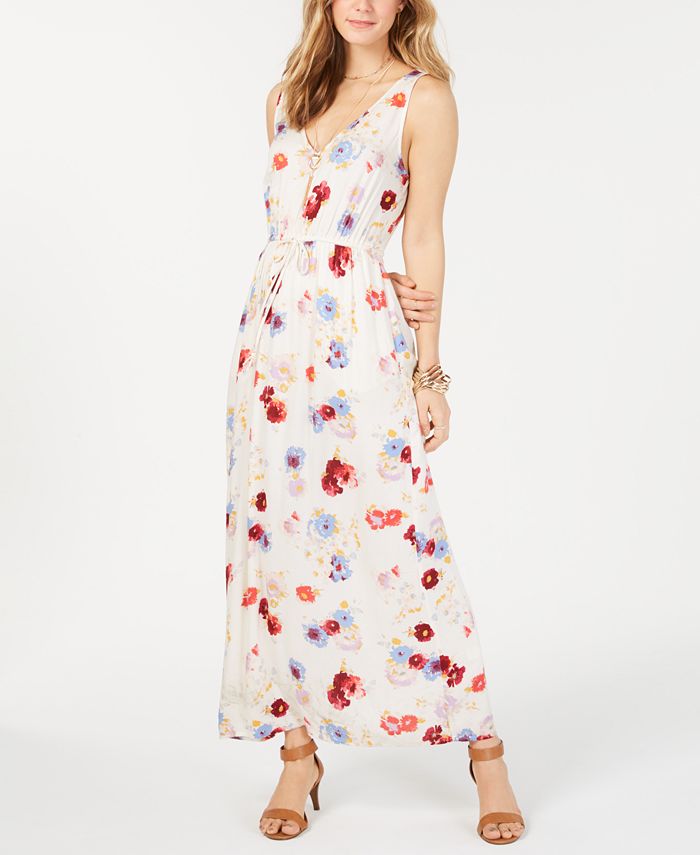 Lucky Brand Sleeveless Floral Print Maxi Dress, $129, Macy's