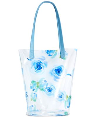 macys clear tote bags