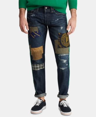 ralph lauren mens distressed jeans