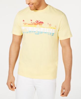 Club Room - Men's Island Stripe Graphic T-Shirt