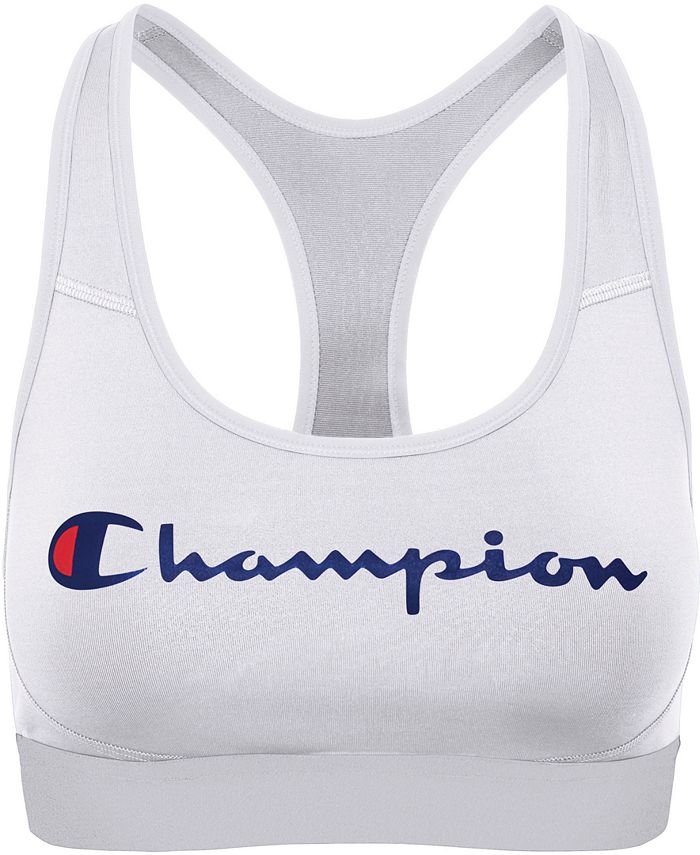Champion Womens Compression Sports Bra, Racerback Sports Bra, Moisture- Wicking B