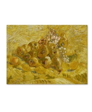 Trademark Global Van Gogh 'quinces Lemons Pears And Grapes' Canvas Art In Multi