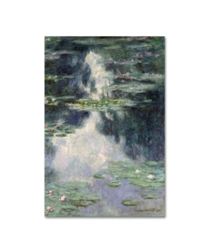 Trademark Global Monet 'pond With Water Lilies' Canvas Art In Multi