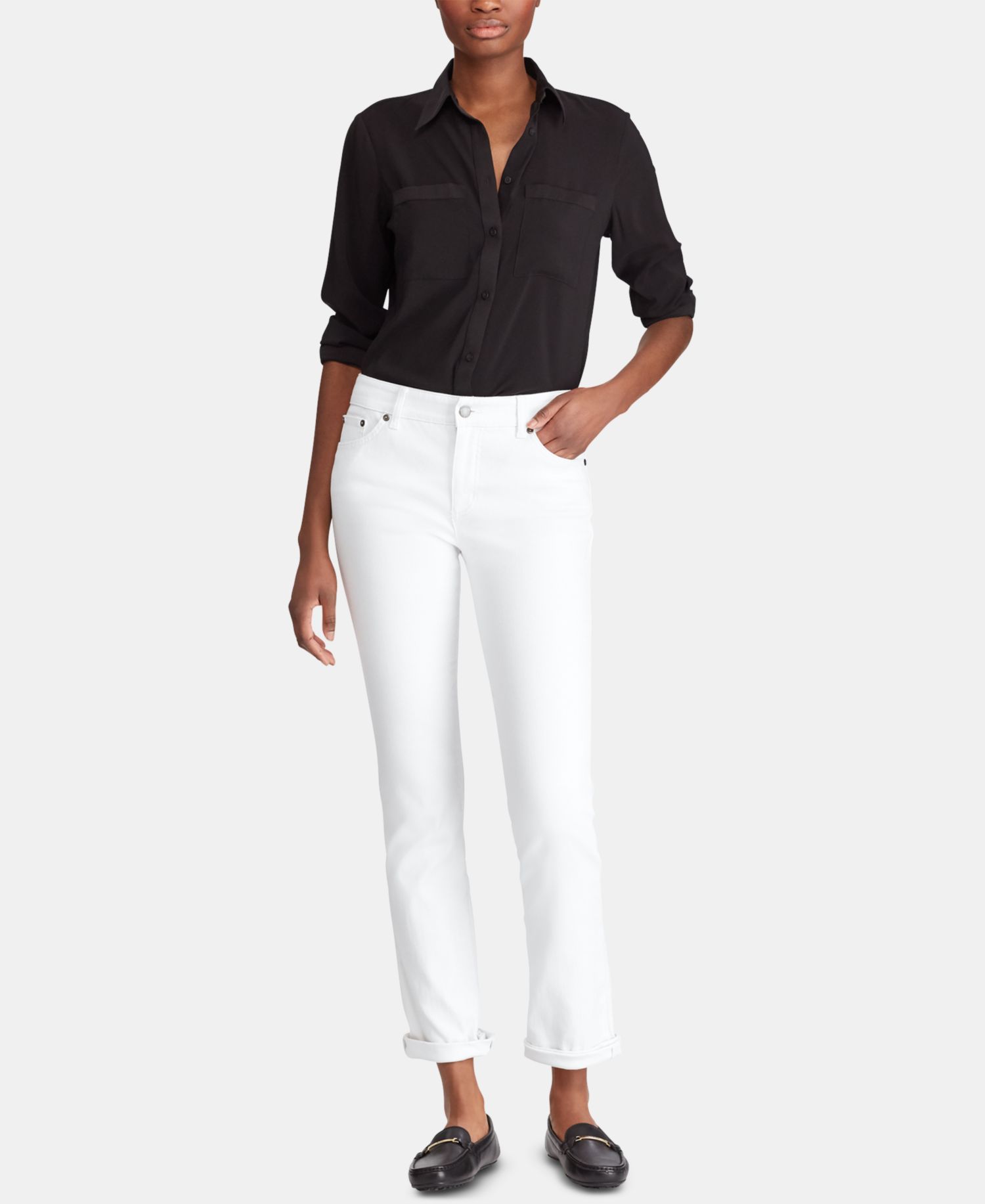 Mid-Rise Straight Jean, Regular and Short Lengths