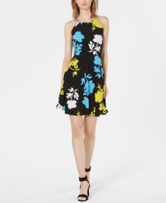 macy's fit and flare dresses