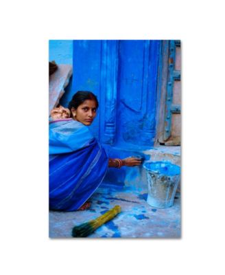 Robert Harding Picture Library 'Blue Wall' Canvas Art - 32