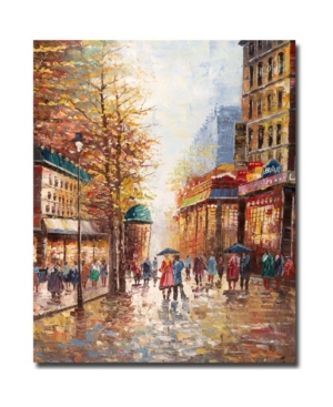 Trademark Global Joval 'french Street Scene' Canvas Art In Multi