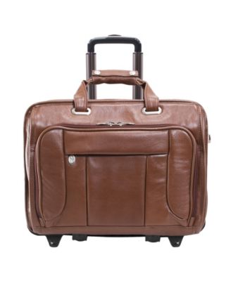 West Town 15" Fly-Through Checkpoint-Friendly Patented Detachable -Wheeled Laptop Briefcase