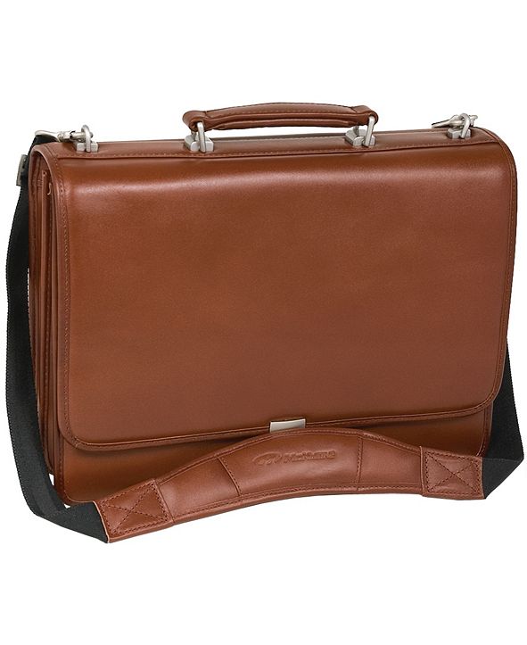 McKlein Lexington Flapover Double Compartment Briefcase & Reviews