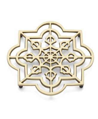 Lenox - GLOBAL TAPESTRY Metal Trivet Quatrefoil