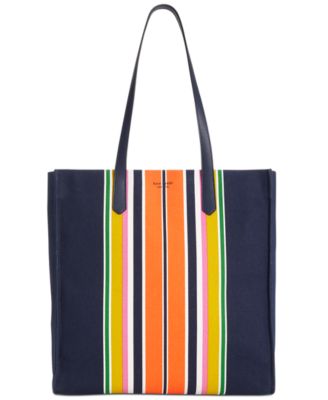 kate spade kitt stripe tote