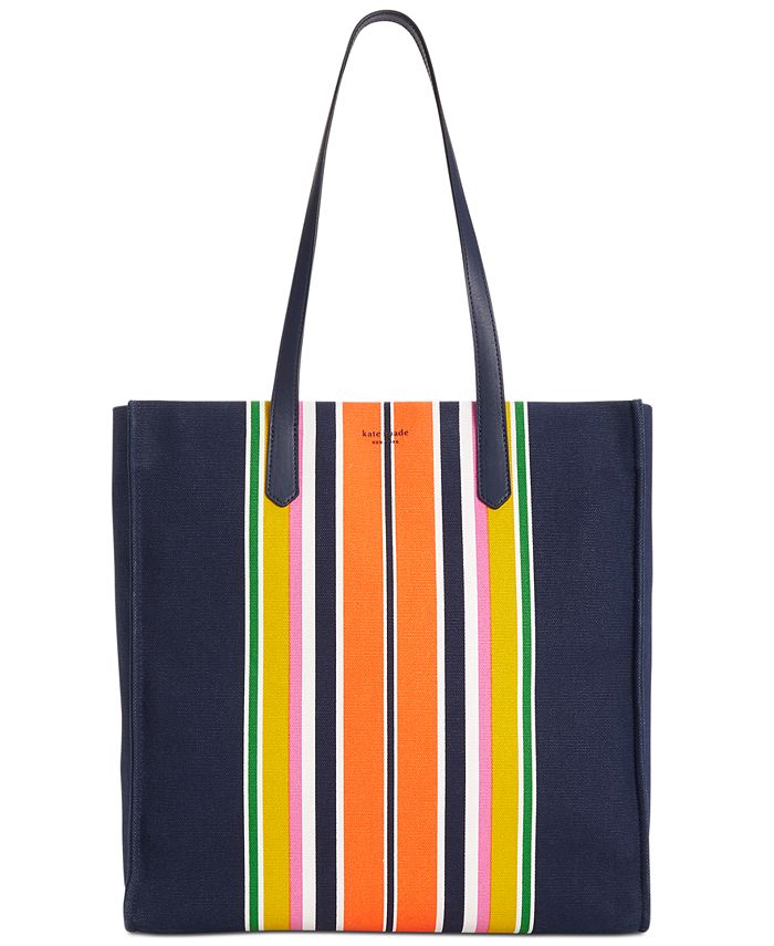 kate spade new york Kitt Stripe Large Tote & Reviews - Handbags &  Accessories - Macy's