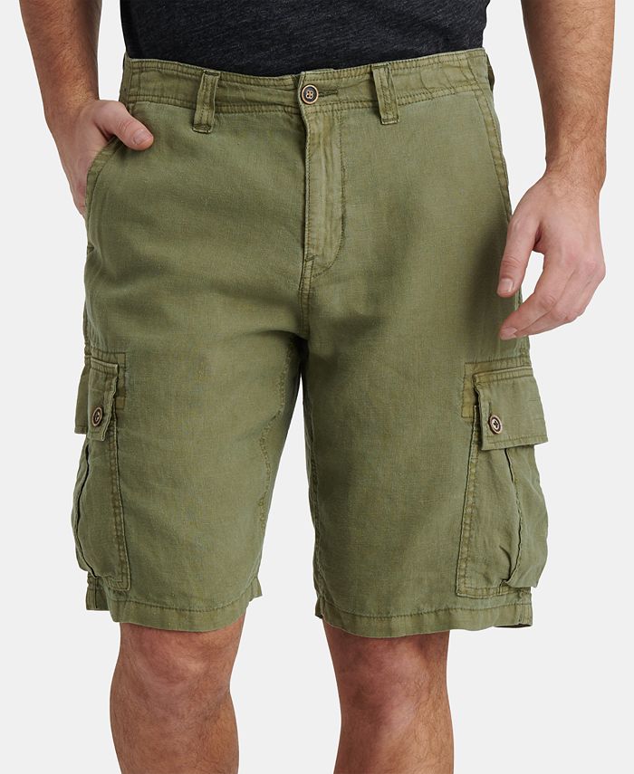 Lucky Brand Men's Linen Cargo Shorts - Macy's