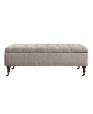 Elle D&eacute;cor Collette Tufted Storage Bench