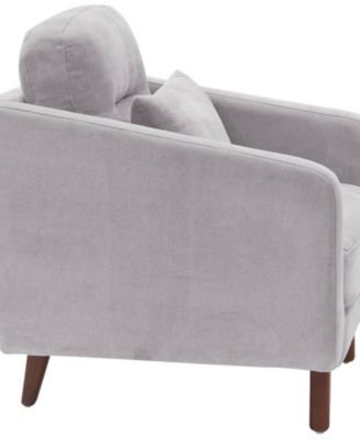 Elle D&eacute;cor 24" Mid-Century Modern Chloe Armchair