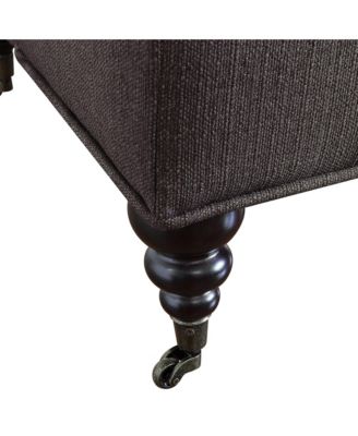 Abbot Square Tufted Ottoman with Storage and Casters