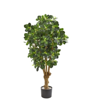 Nearly Natural 3' Panda Ficus Artificial Tree In Green
