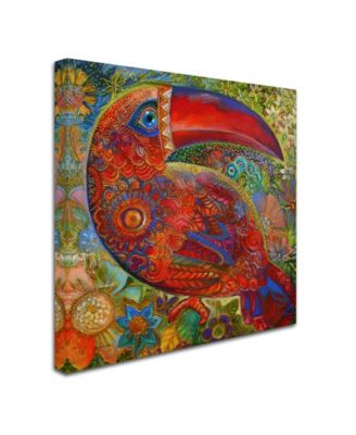 Oxana Ziaka 'Toucan Deco' Canvas Art - 35" x 35" x 2"