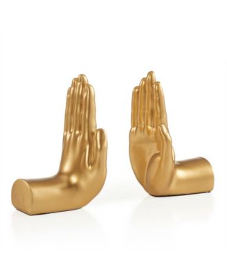 Danya B Antique "Hands" Bookend Set Of 2 - Macy's