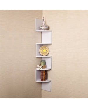Laminated Veneer Corner Wall Mount Shelf