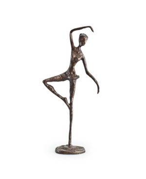 Danya B . Standing Ballerina Bronze Sculpture In Dark Brown