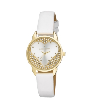 image of Laura Ashley Designer White Hearts Watch