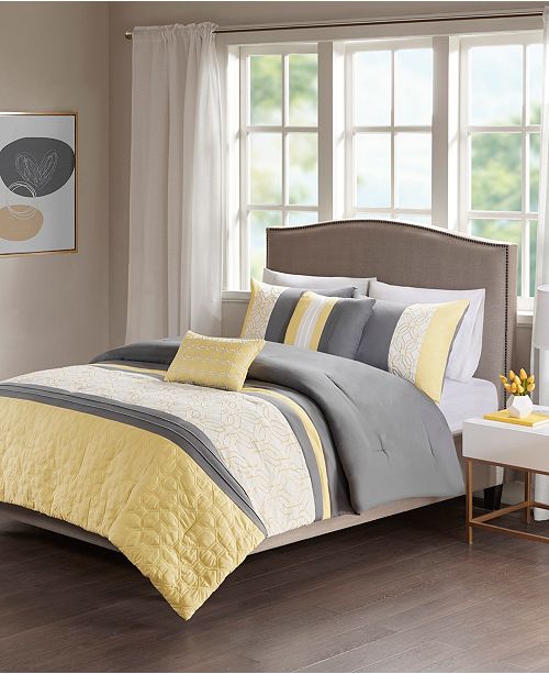 Jla Home 510 Design Donnell Full Queen Embroidered 5 Piece Comforter Set Reviews Bed In A Bag Bed Bath Macy S,2 Bhk Flat Design Plans