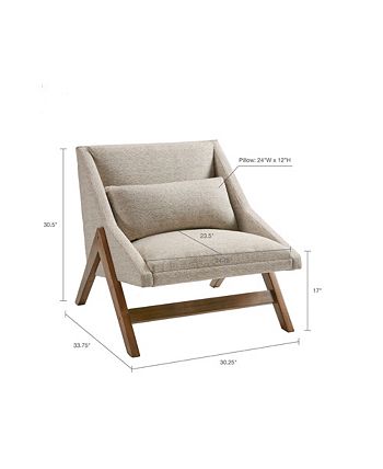 Furniture - Boomerang Lounge Chair, Quick Ship