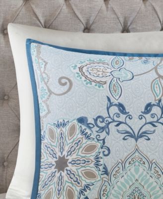 Isla Reversible 3-Pc. Duvet Cover Set, Full/Queen