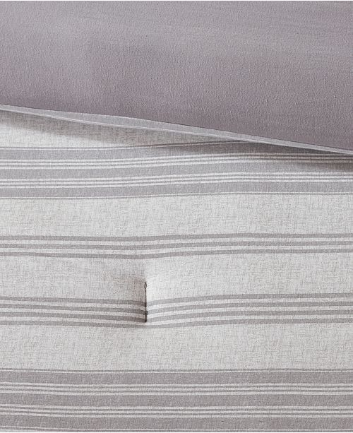 Jla Home Urban Habitat Cole Full Queen Stripe Print Ultra Soft