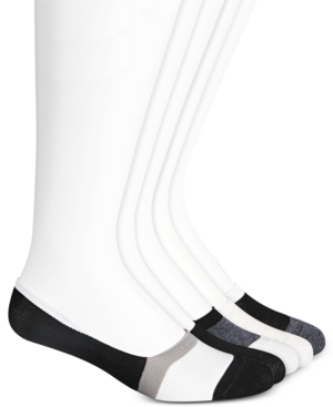 Steve Madden Women's 5-pack High Vamp Foot Liner, Online Only In Black, White & Grey