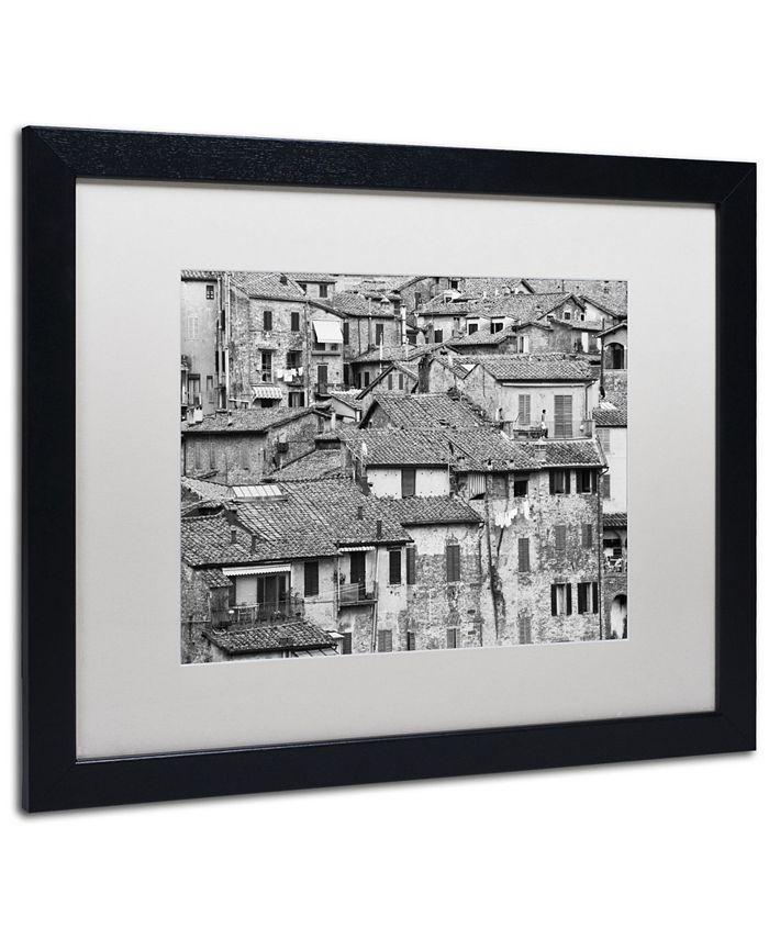 Trademark Global Moises Levy 'San Gimignano Texture' Matted Framed Art ...