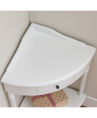 Favorite Finds Corner Stand Table with Storage