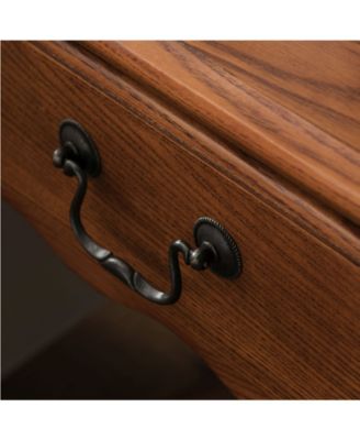 One Drawer Shaker Nightstand, Medium Oak