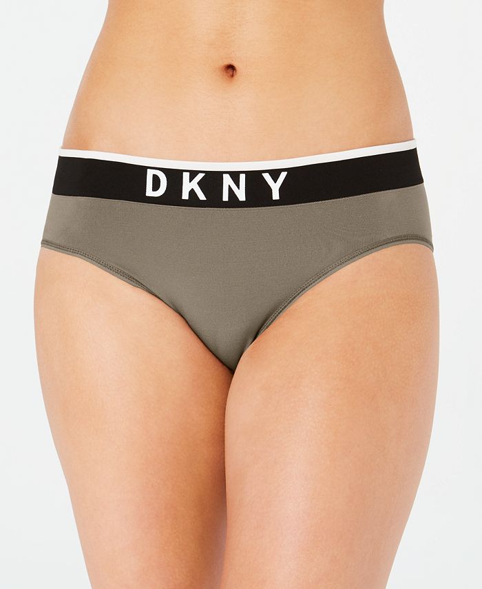 DKNY Litewear Logo Waistband Seamless Bikini Underwear DK5031 - Macy's