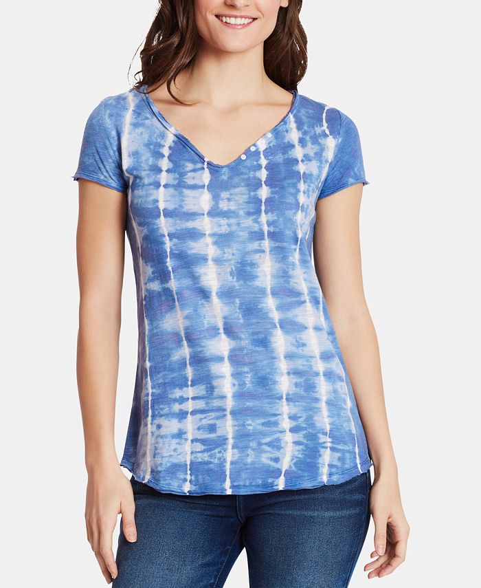 WILLIAM RAST Cooper TieDye Henley TShirt Macy's