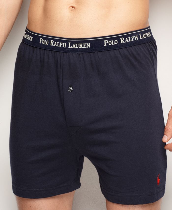 Polo Ralph Lauren Mens Underwear Classic Knit Boxer 3 Pack Macys 