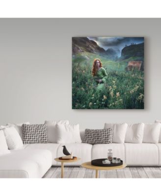 Trademark Global Sergey Parishkov 'Four Horseman' Canvas Art - 18" x 2" x 18"